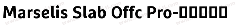 Marselis Slab Offc Pro字体转换